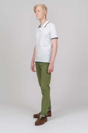 Young man standing