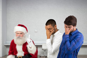 Santa says no more presents