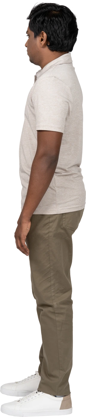 Man in casual clothes standing