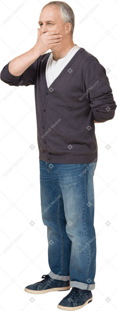 Man in casual clothes standing