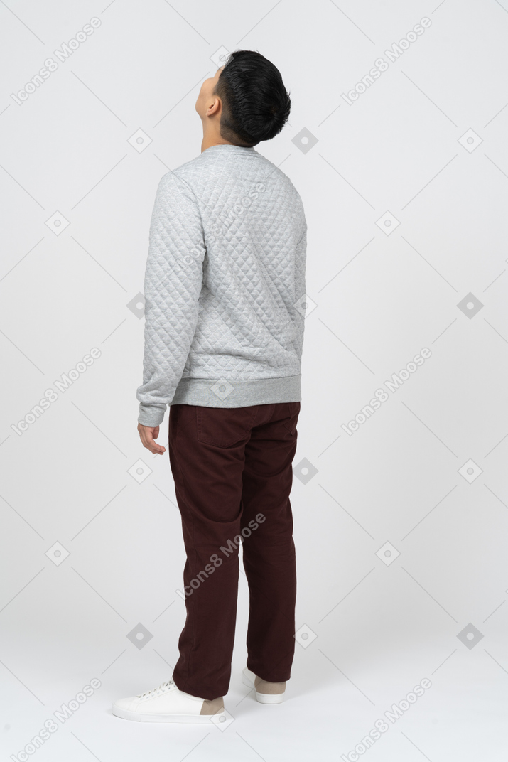 Man in casial clothes standing
