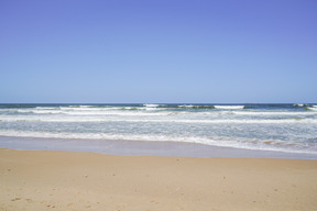 Cautivadora vista de la playa