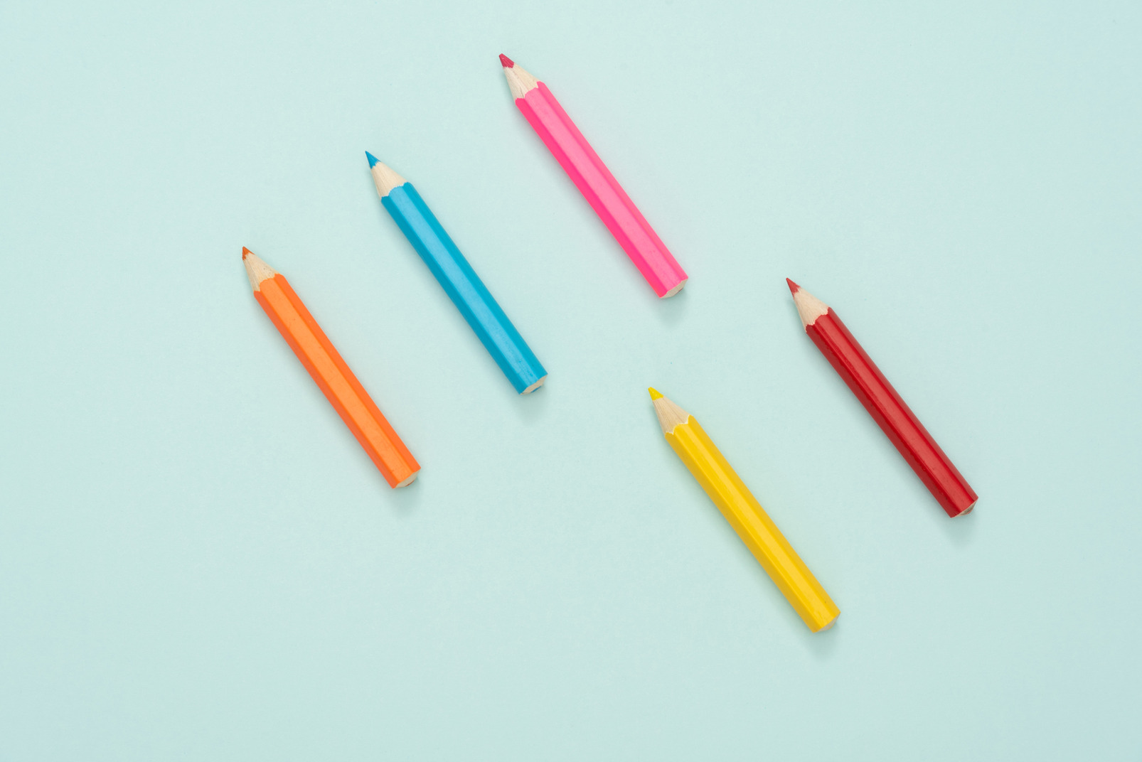 Multicolored pencils