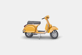 Scooter amarelo