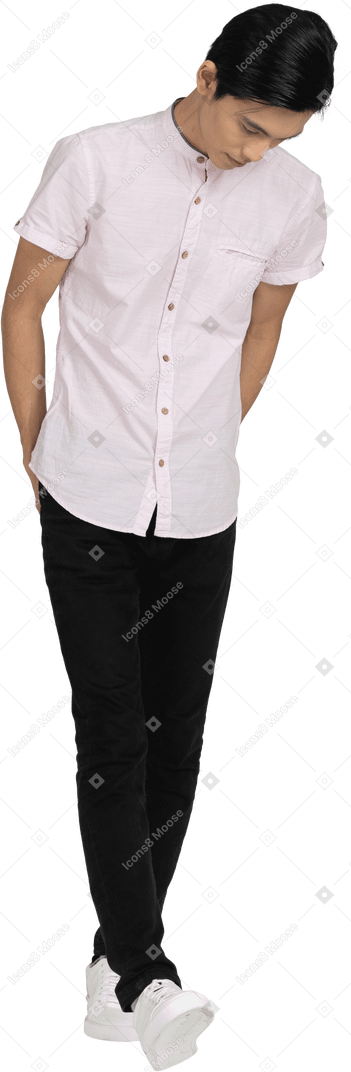 Man in casual clothes standing