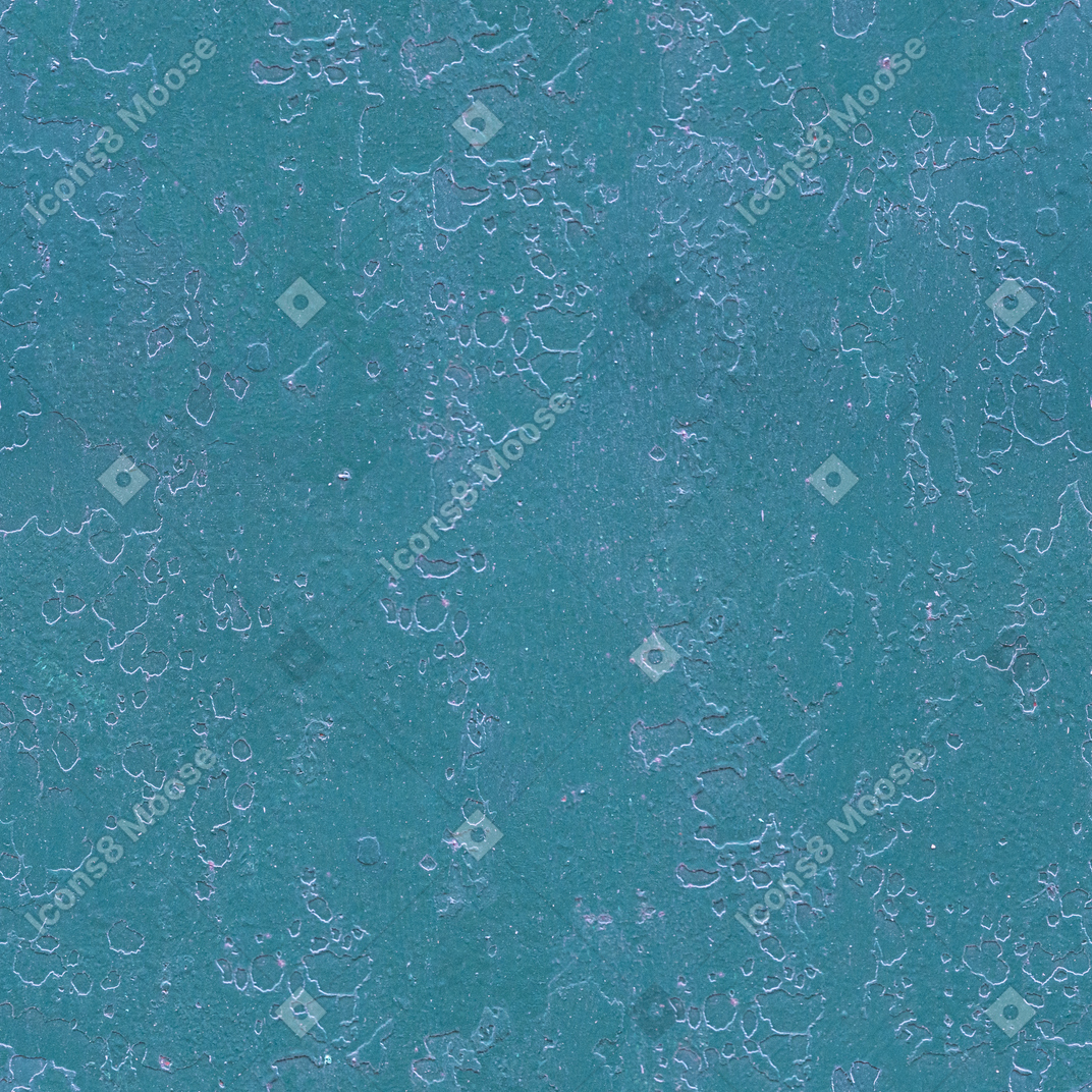 Blau gestrichene betonwand