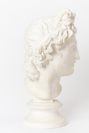 Sculpture portrait d'un jeune homme