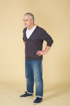 Man in casual clothes standing