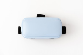 Blaue virtual-reality-brille