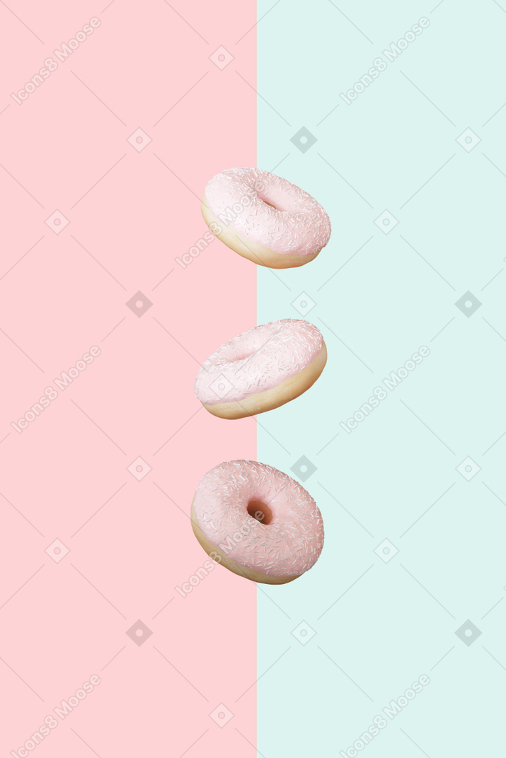 Levitating donuts