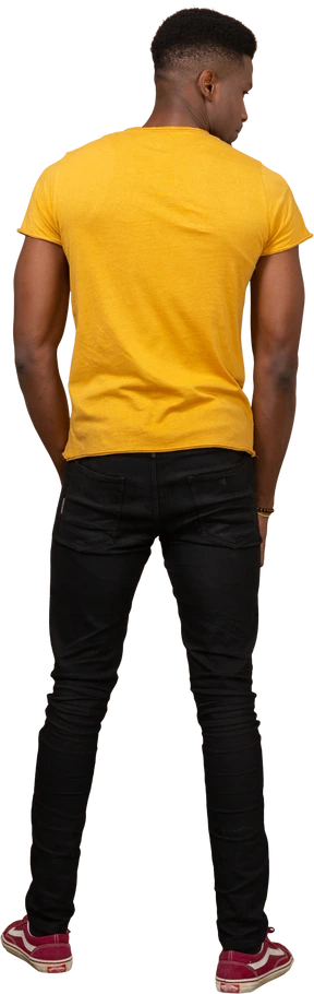 Man in casual clothes standing