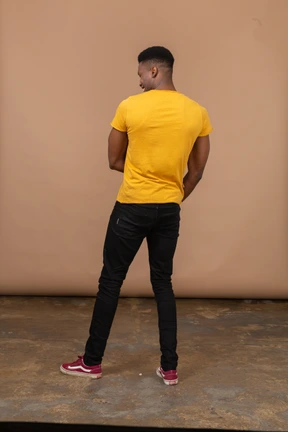 Man in casual clothes standing