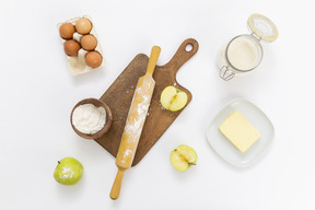 Creando un'autentica ricetta per la torta di mele