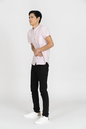 Man in casual clothes standing
