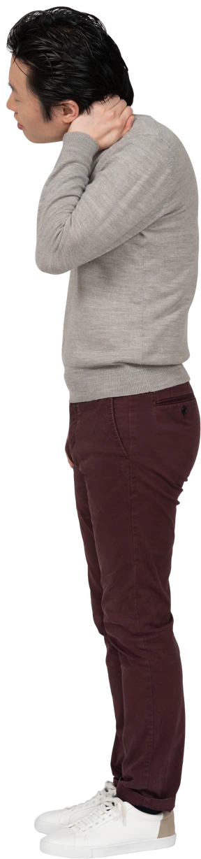 Man in casual clothes standing