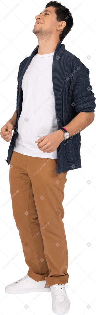 Man in casual clothes standing