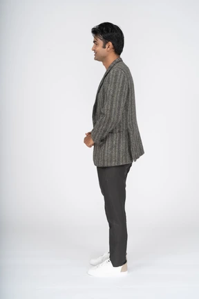 Man in suit standing