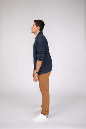 Man in casual clothes standing