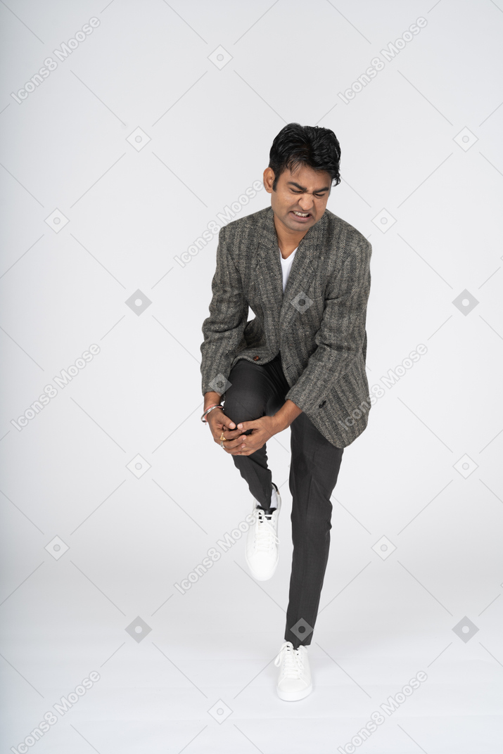 Man in suit standing