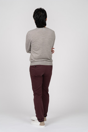 Man in casual clothes standing