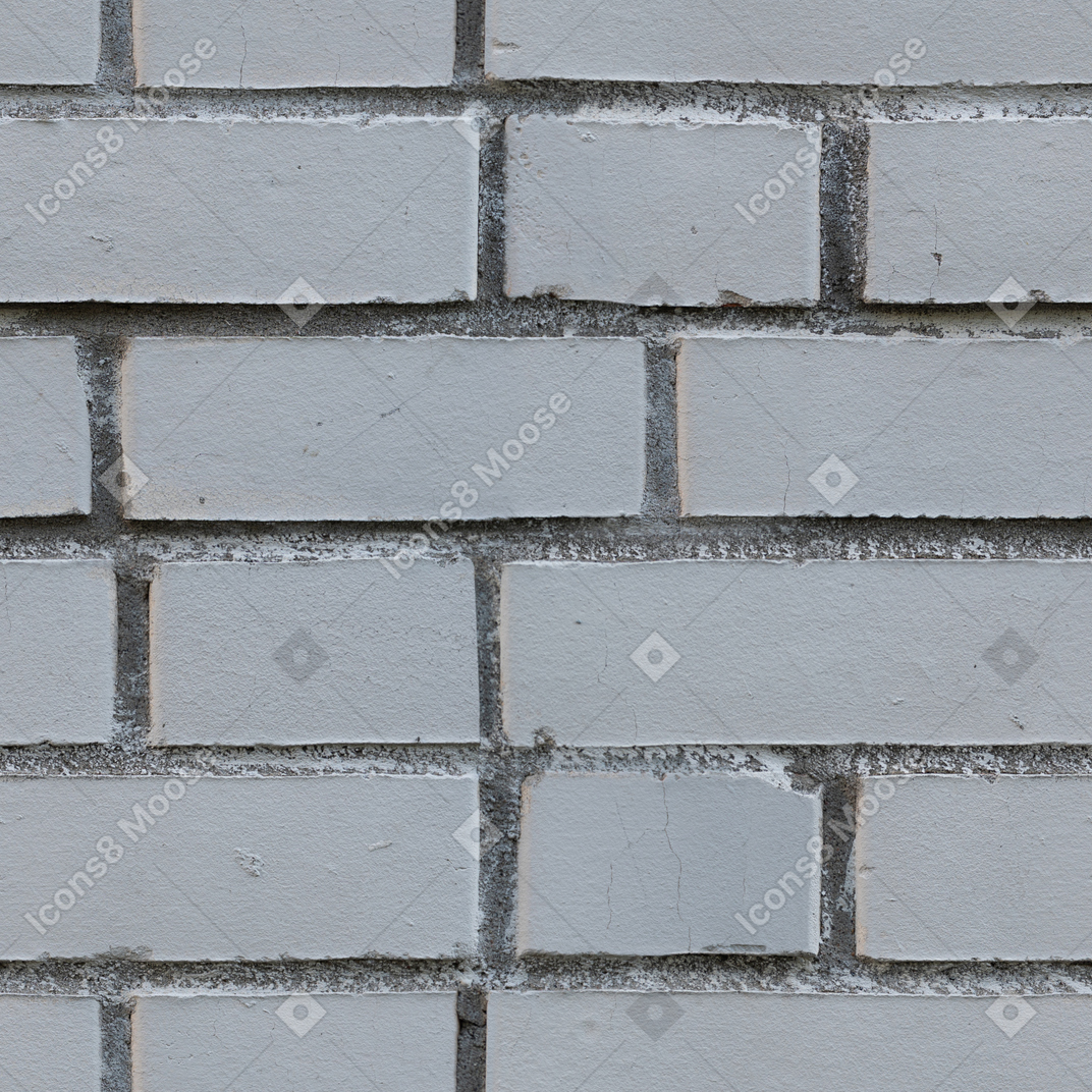 White bricks wall