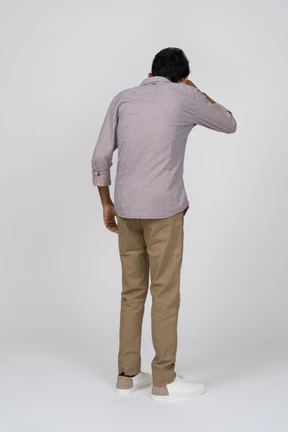 Man in casual clothes standing