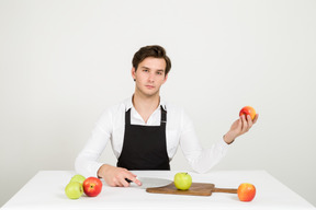 La tarta de manzana está en camino