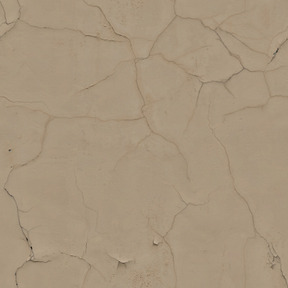Beige cracked plaster wall