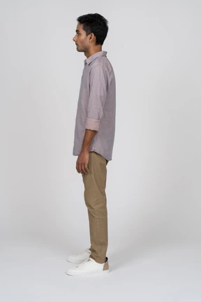 Man in casual clothes standing