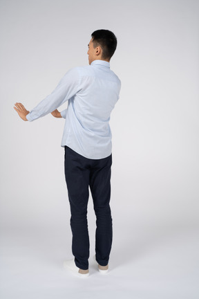 Man in casual clothes standing