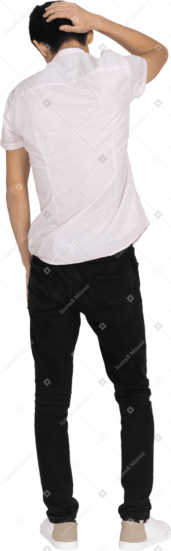 Man in casual clothes standing