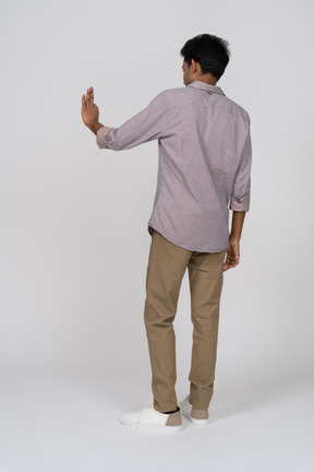 Man in casual clothes standing