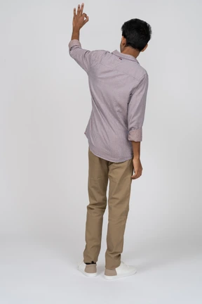 Man in casual clothes standing