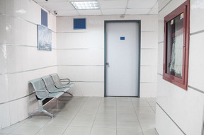 Sala de espera hospitalar