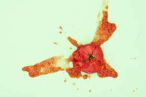 Splattered tomato