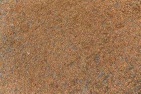 Brown crushed stones