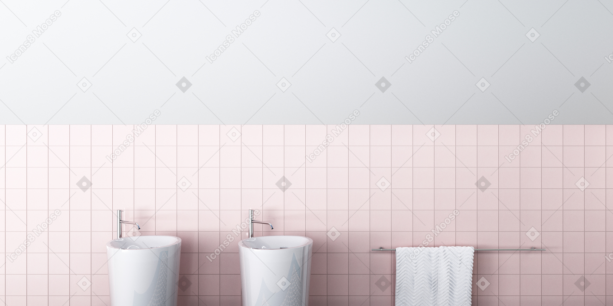미니멀 한 욕실 디자인