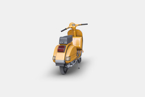 Scooter amarillo