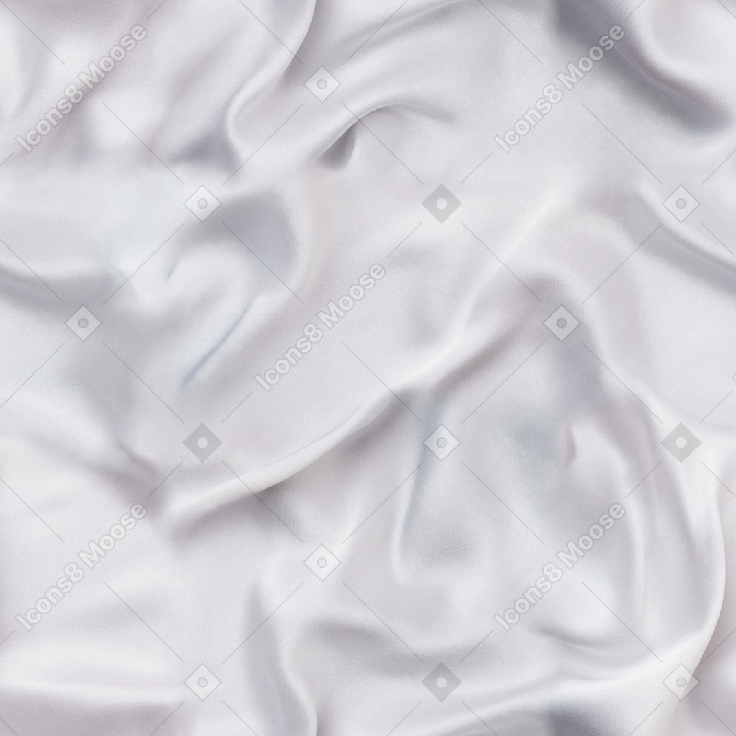 白色折叠的布纹理