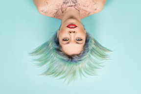 Upside down