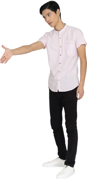 Man in casual clothes standing