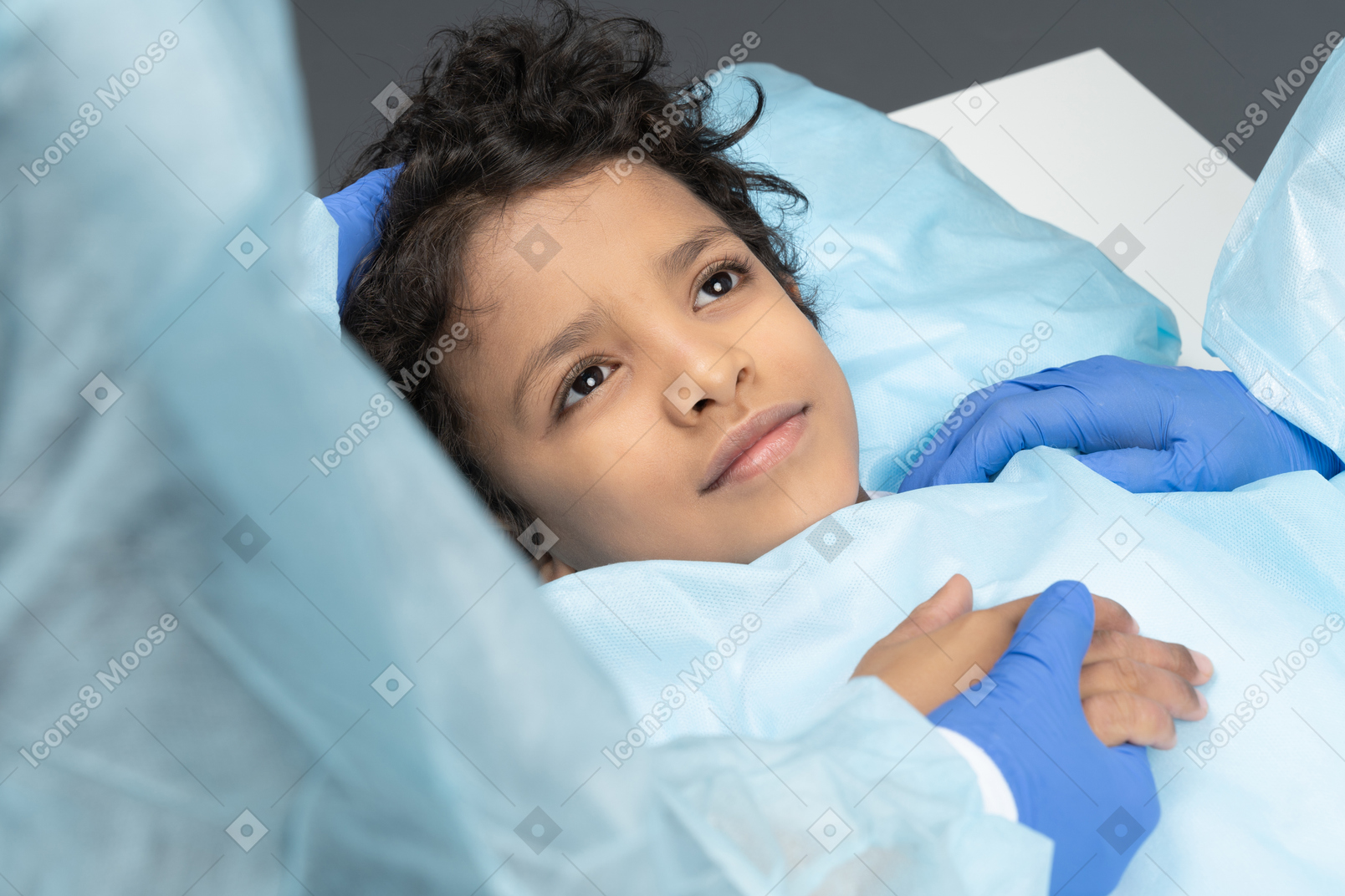 Child after the surgery