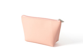 Pink makeup bag