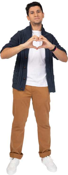 Man in casual clothes standing