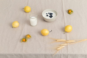 A few physalis makes breakfast a little more tasty