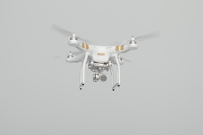 Flying quadcopter