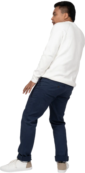 Man in casual clothes standing