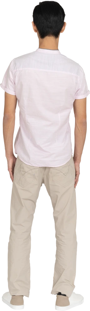 Man in casual clothes standing