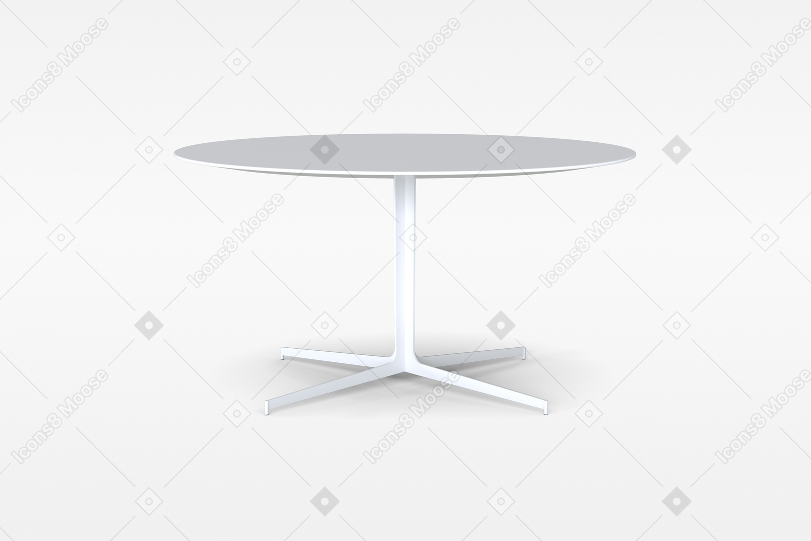 Grey round table