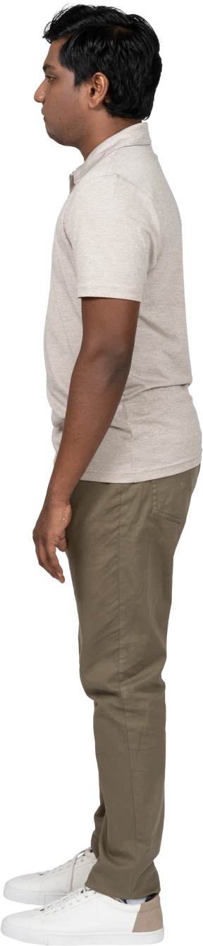 Man in casual clothes standing